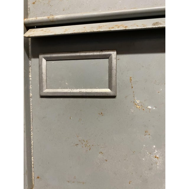 Industrial Metal Storage Unit, 1950 For Sale - Image 9 of 11