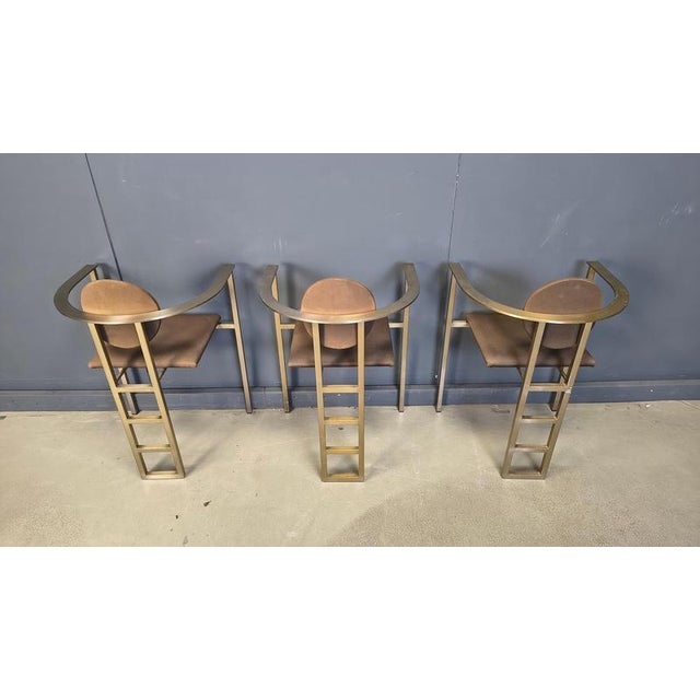 Vintage Dining Chairs by Belgochrom, 1980s, Set of 6 For Sale - Image 9 of 15