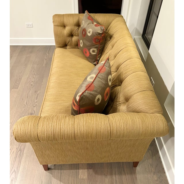 2010s Custom Made Chesterfield Sofa For Sale - Image 5 of 7