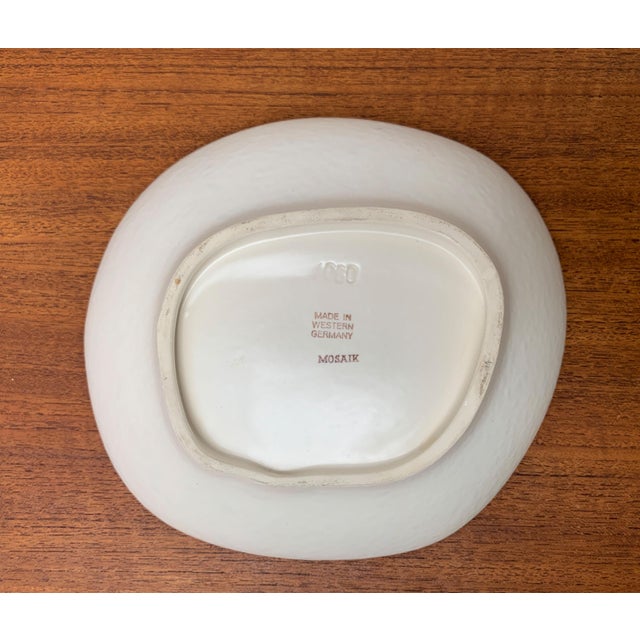 West German Mosaic Pottery Bowl, 1960s For Sale - Image 11 of 17