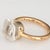 Metal Pomellato Nudo White Topaz Ring Classic 18k Yellow Gold Fine Estate Jewelry, Size 6 For Sale - Image 7 of 7