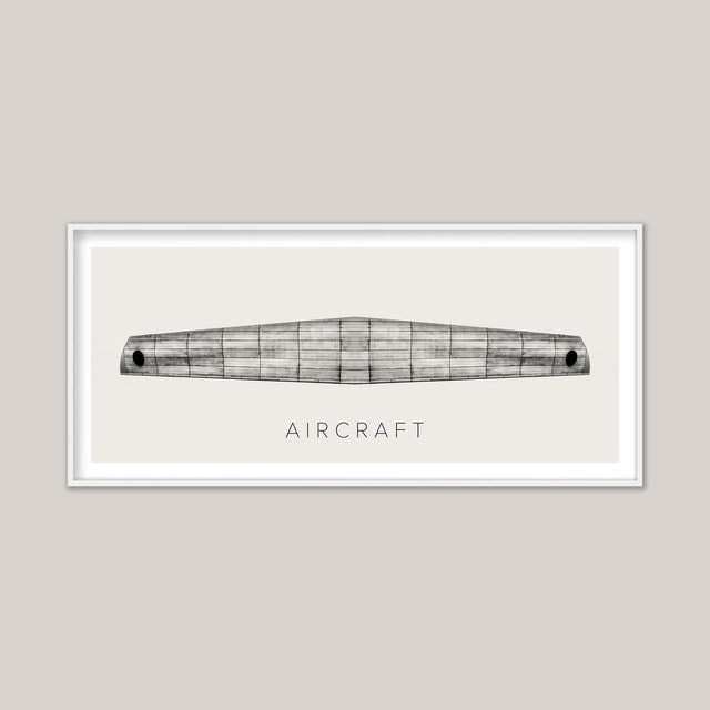 Aircraft, Rotterdam - a conceptual, panoramic image derived from images of contemporary architecture, or in this case a...