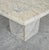 Stone Postmodern Cat-Eye Coffee Table in White Carrara Marble in style of Roche Bobois, 1980s For Sale - Image 7 of 9