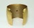 Gerard Yosca Gold Plate & Rhinestone Cuff Bracelet With Lion Motif For Sale In Atlanta - Image 6 of 12