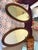 Pair of Rare Antique Oval Gesso Over Wood Wall Mirrors (Matching Set – 19”x35”) For Sale In Houston - Image 6 of 7