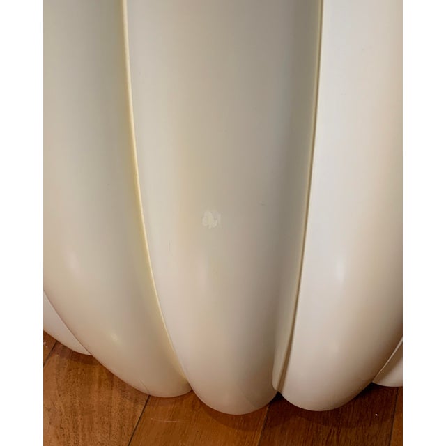 Animal Skin Therien Melon Taboret Table With Parchment Top For Sale - Image 7 of 8