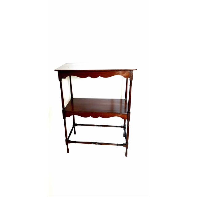 Early 20th Century English Console Shelf Mahogany For Sale - Image 9 of 10