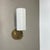 Modern Large Modern Brass and Glass Theatre Wall Light, 1950s For Sale - Image 3 of 14