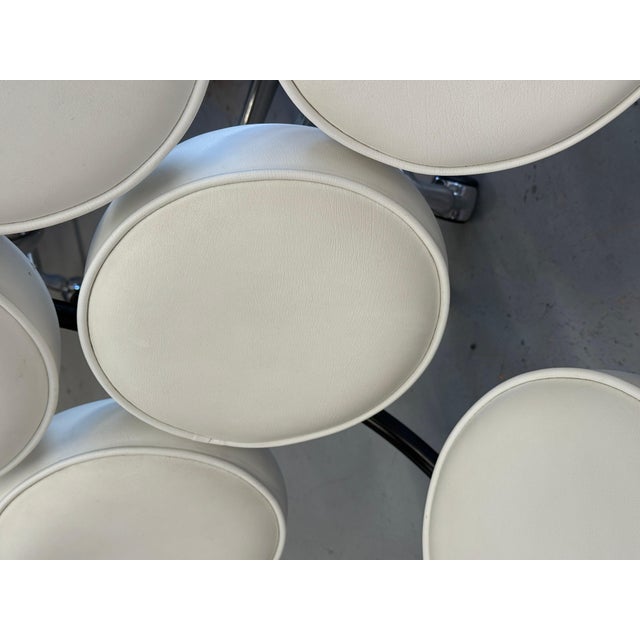 George Nelson for Herman Miller Marshmallow Sofa in White Leather For Sale - Image 11 of 18