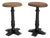 Antique Oak Stools, 1800s, Set of 2 For Sale