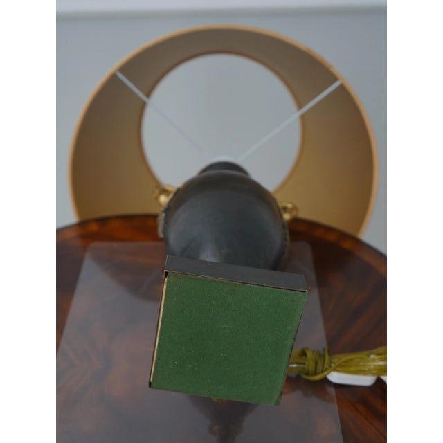 Maitland Smith Bronze & Brass Regency Urn Table Lamp For Sale - Image 10 of 10