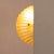 Mid-Century Modern Vintage Italian Wall Light in Amber Murano Glass with Brass Structure, 1990s For Sale - Image 3 of 13