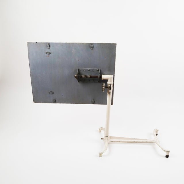 Industrial American Tilt Top Side Table, 1890s For Sale - Image 4 of 7