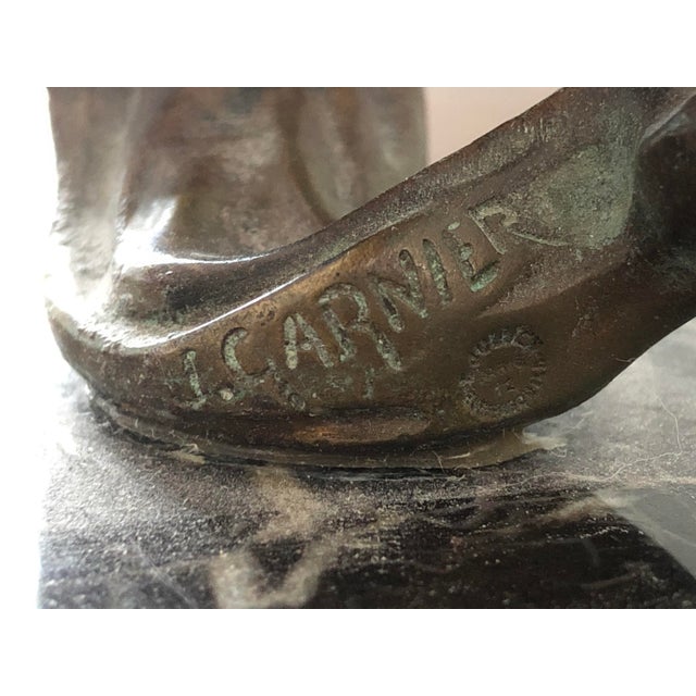 Late 19th Century Jean Garnier (1853-1910) Art Nouveau Bronze Sculpture C.1890s For Sale - Image 5 of 6