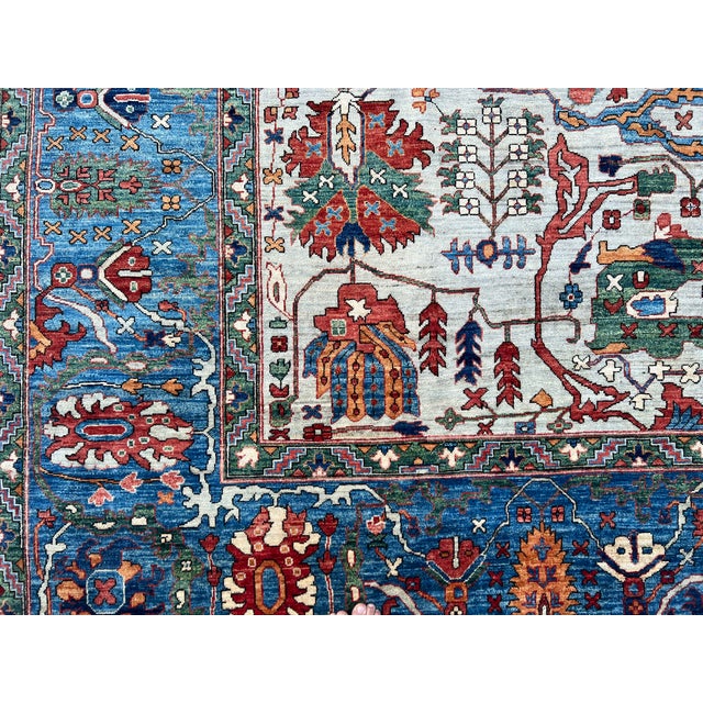 2020s Large Hand Knotted Persian Sultanabad Veg Dye Rug 11'8 X 14'6 For Sale - Image 6 of 10