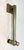 The large antique nickel plated brass front door hammer knocker is a unique and stylish addition to any home or trades...