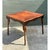 Contemporary Vintage Dark Bamboo Parquetry Square Game Table For Sale - Image 3 of 12