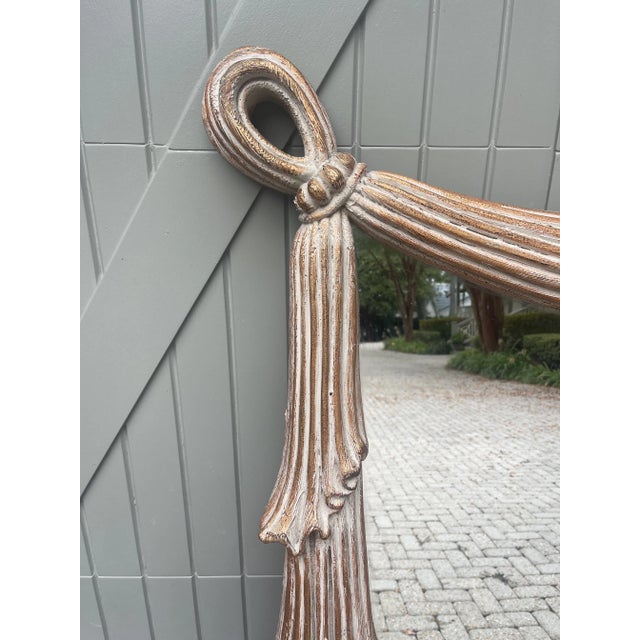 Elevate your space with the timeless elegance of this Vintage Regency Swag Mirror. Featuring a classic Regency design,...