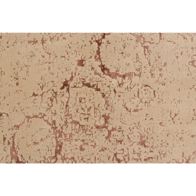 Rug & Kilim Rug & Kilim’s Modern Classics Rug in Beige-Brown With Abstract Geometric Pattern For Sale - Image 4 of 7