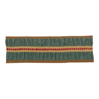Sample - Schumacher Camden Braid in Peacock For Sale