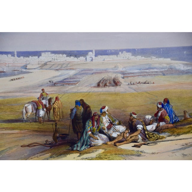 St. Jean D'Acre: 19th Century Hand Colored Lithograph by David Roberts For Sale In San Francisco - Image 6 of 7