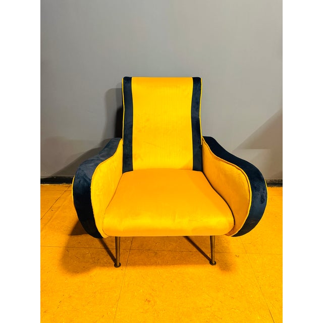 1950s Vintage Lady Lounge Chairs by Marco Zanuso for Arflex, 1951, Set of 2 For Sale - Image 5 of 8