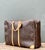 Metal Vintage Louis Vuitton Sirius 70 Soft Sided Suitcase For Sale - Image 7 of 12