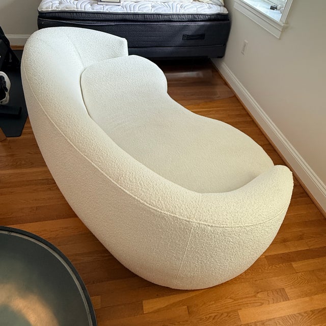 Contemporary Mitchell Gold White Giselle Sofa For Sale - Image 3 of 8