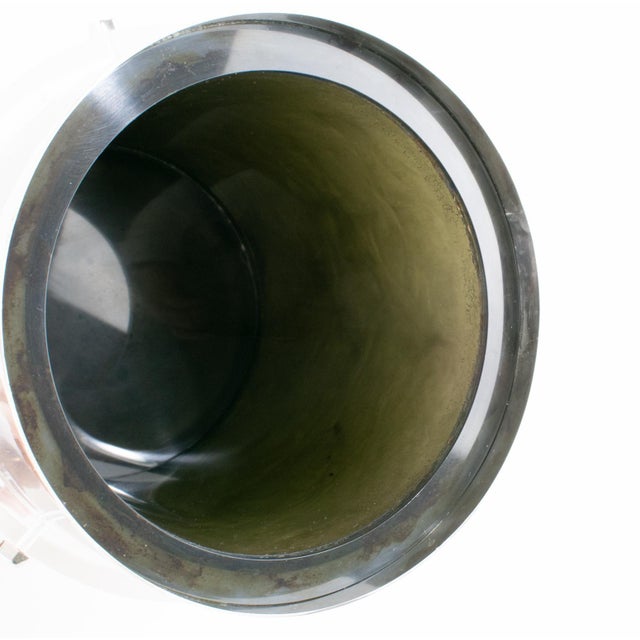 Noel BC Modernist Barware Chrome and Lucite Ice Bucket, circa 1980 For Sale - Image 13 of 13