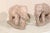 Mid 20th Century Eclectic 20th Century British Colonial Terracotta Elephants in Pale Pink - a Pair For Sale - Image 5 of 9