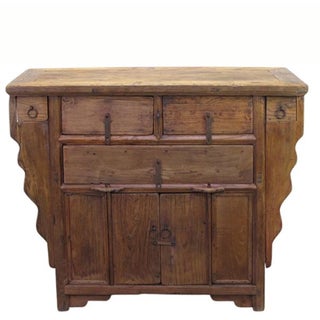 3 Drawer Poplar Sideboard For Sale