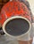 Large Red and Black Ceramic Floor Vase Mid-Century Modern For Sale - Image 9 of 10