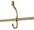 1960s Vintage Brass Metal Hall Coat and Hat Rack with Horses, 1960s For Sale - Image 5 of 6