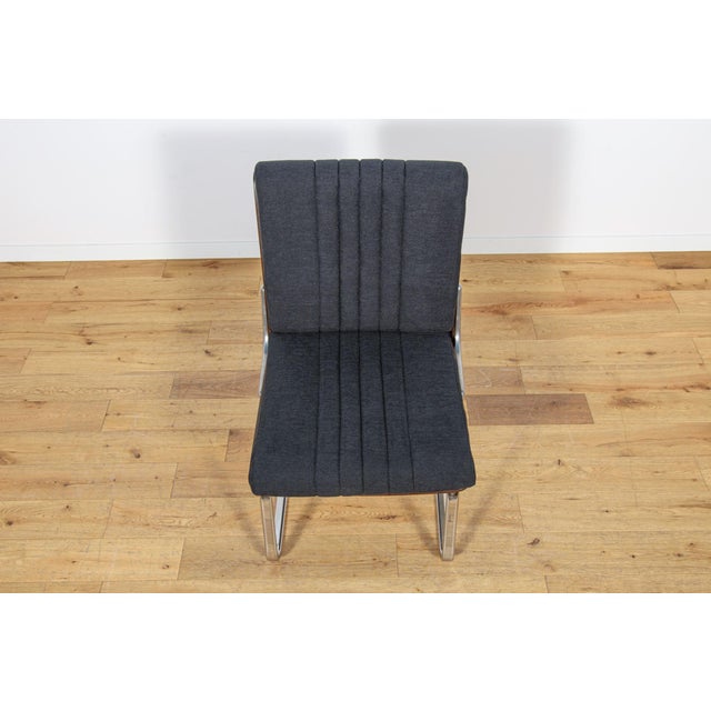 Black Chrome and Rosewood Chairs from Gordon Russell, United Kingdom, 1970s, Set of 4 For Sale - Image 8 of 18