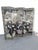 Asian Oriental Tall Six Panel Hand Painted Privacy Screen Room Divider 6439 For Sale - Image 15 of 18