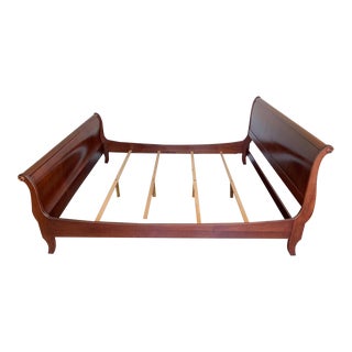 Ethan Allen Georgian Court Cal King Sleigh Bedframe For Sale