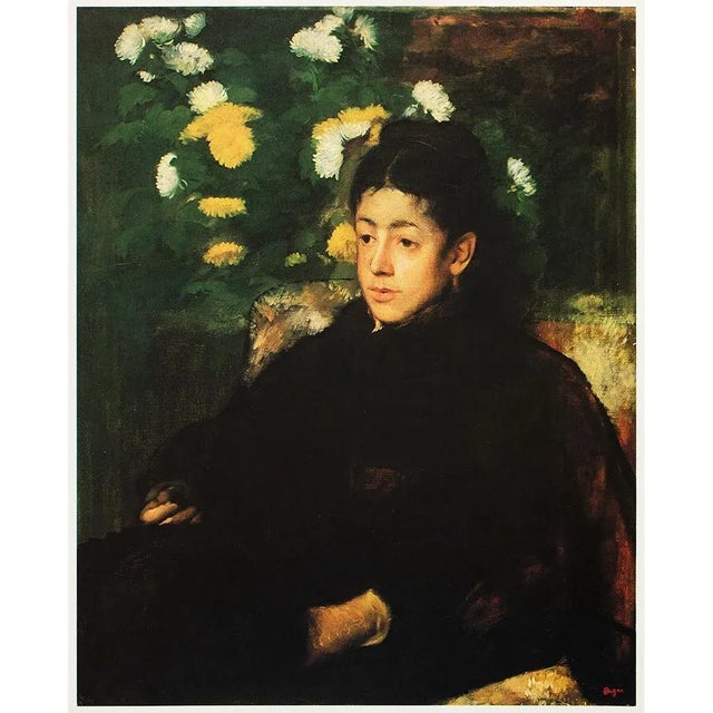 1977 After Edgar Degas "Mademoiselle Malo", Large Full-Color Print For Sale In Dallas - Image 6 of 6