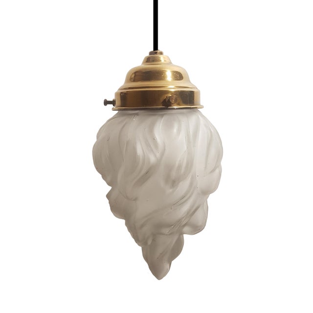 Art Deco Triple Cascade Pendant Lamp For Sale - Image 4 of 5