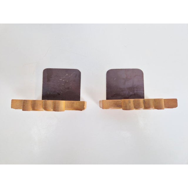 Vintage Wood Bird Handmade Bookends, Set of 2 For Sale - Image 12 of 15