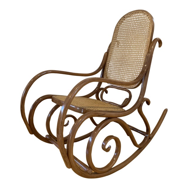 1970s Vintage Bentwood Rocking Chair Chairish