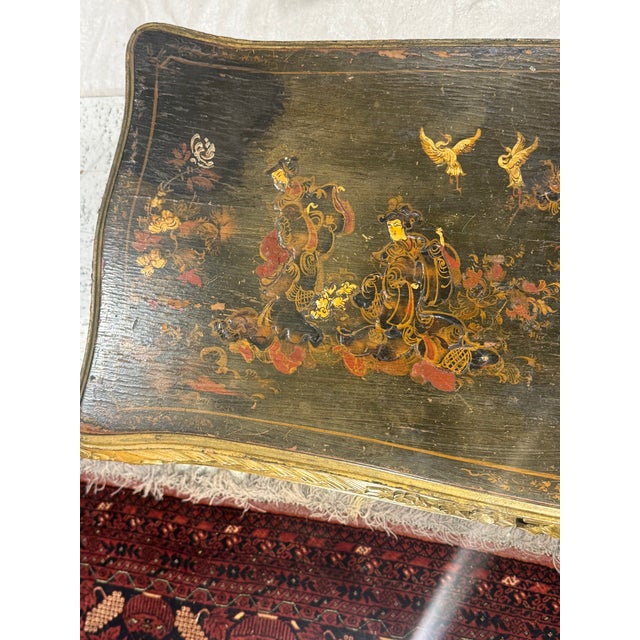 Late 19th Century Late 19th Century French Chinoiserie Coffee Table For Sale - Image 5 of 16