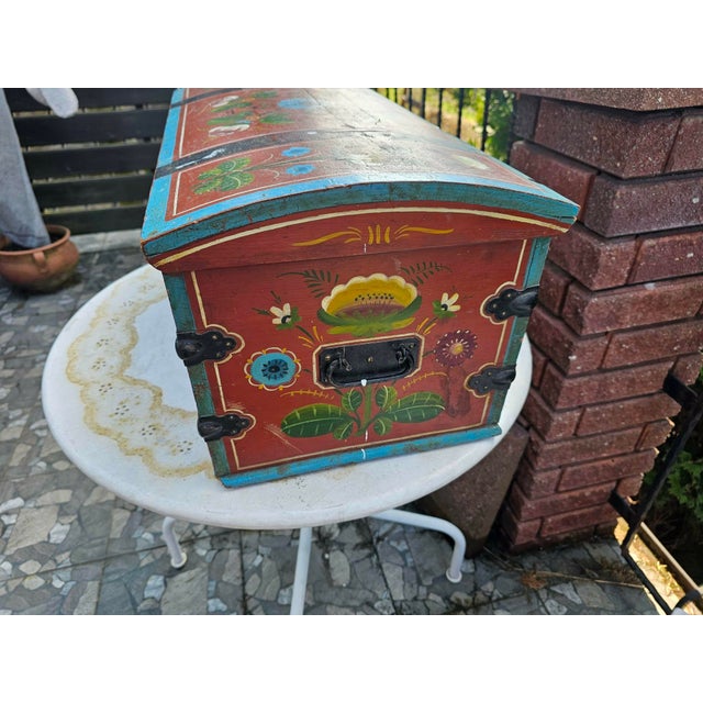 Antique Scandinavian Chest, 1890s For Sale - Image 5 of 11