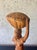 Vintage Roger François Haitian Carved Wood Market Woman Sculpture, Signed, 1970s For Sale - Image 4 of 8