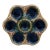 French Green Majolica Oyster Plate, Circa 1900 For Sale
