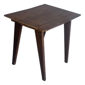 French Reconstruction Wooden Side Table, 1950s