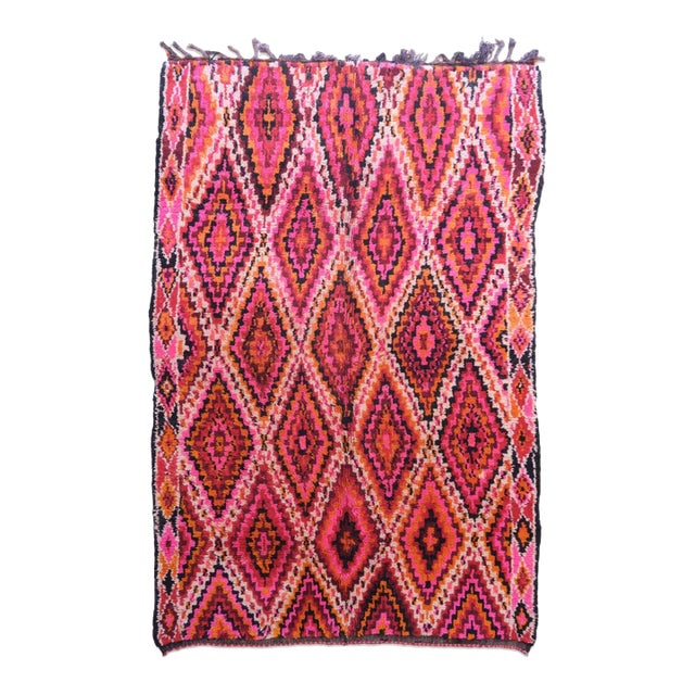 1980s Tribal Area Rug - 10.6 X 6.8 Ft For Sale