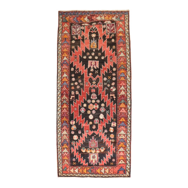 Antique Karabagh Runner, 3'10'' X 8'4'' For Sale