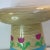 Vintage Bamboo Mushroom Garden Stool-Side Table, Hand Painted Tulips, Signed Jen Lee For Sale - Image 4 of 11