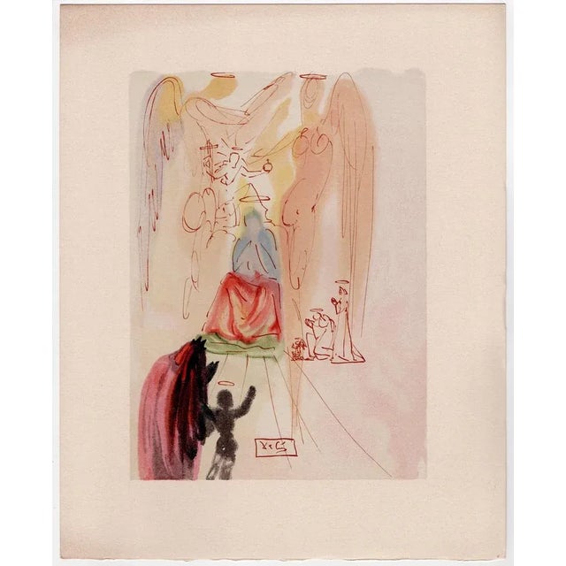 Salvador Dali, The Garden of Christ, 1964, Original Woodcut For Sale - Image 9 of 9