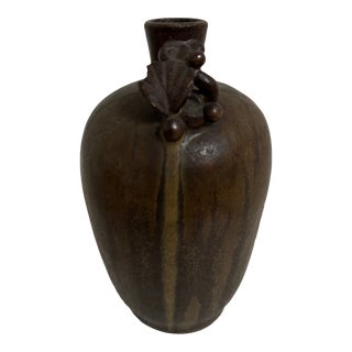 Mid 20th Century Arne Bang Sculptural Vase, Signed For Sale
